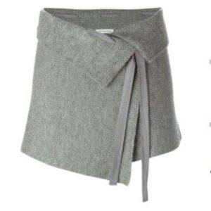 Isabel Marant Etoile Wool Faux Wrap Lyneth Skirt